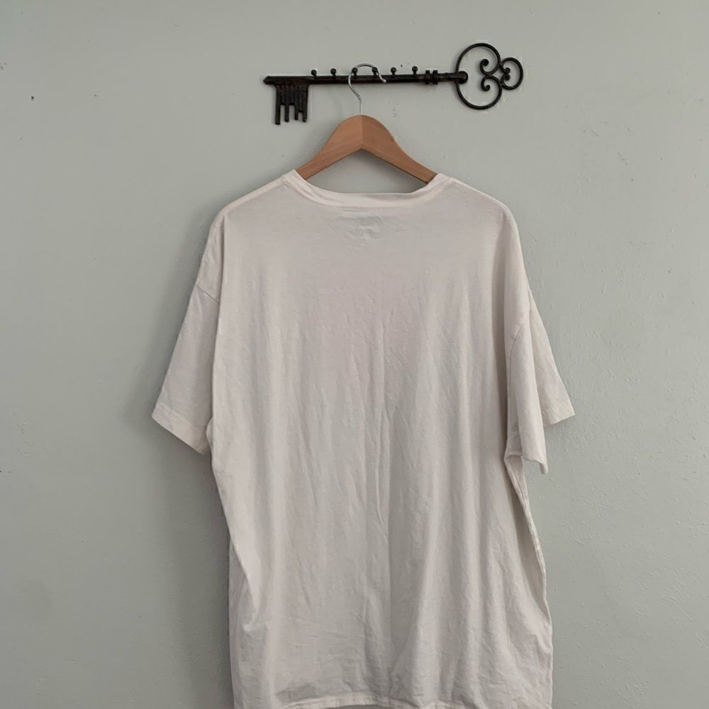Victoria Secret pink world heart logo script one size tee shirt white pink - Picture 5 of 5